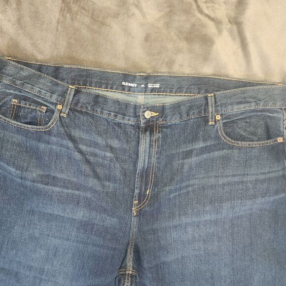 Old Navy Plus Size 24 Extra High-Waisted Balloon Ankle Jeans Med Wash Denim NWT - Picture 4 of 8